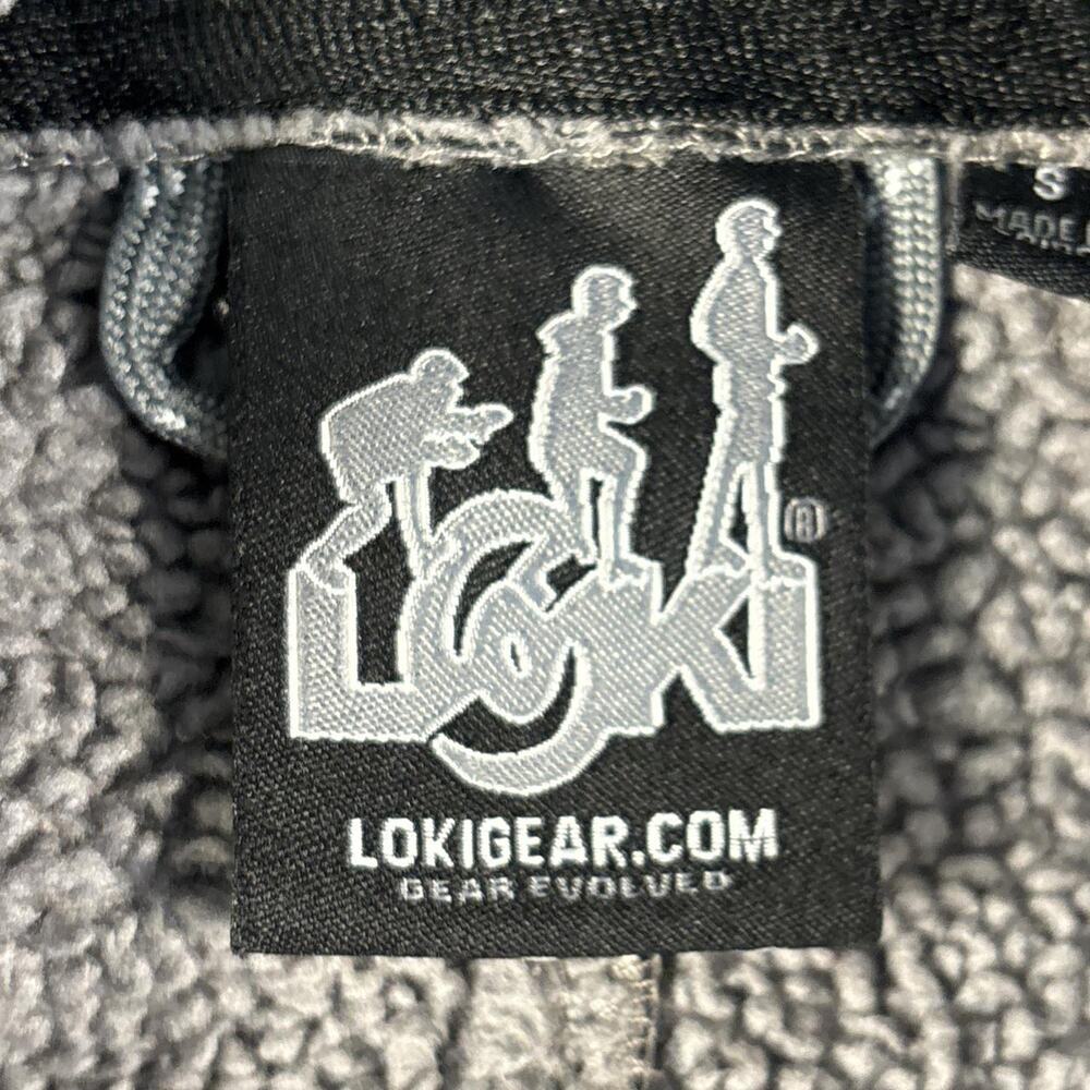 LOKI Gear Jacket Men Blk Small Lined Softshell Built In Mask/Mittens Outdoor Ski - Picture 4 of 8